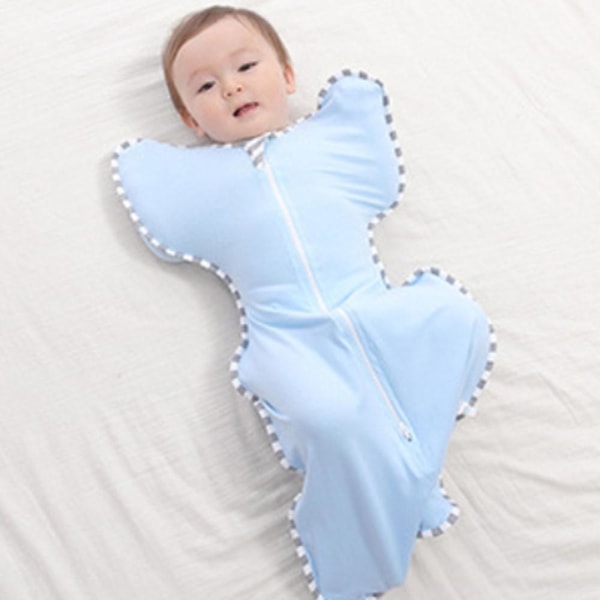 Swaddle ,dramatically Better Sleep, Allow Baby To Sleep Light Blue L