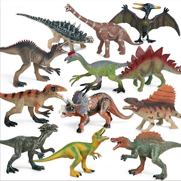 Dinosaur Legetøj Sæt 12 Pak Realistiske Figurer Småbørnslegetøj Til Børn 3-7