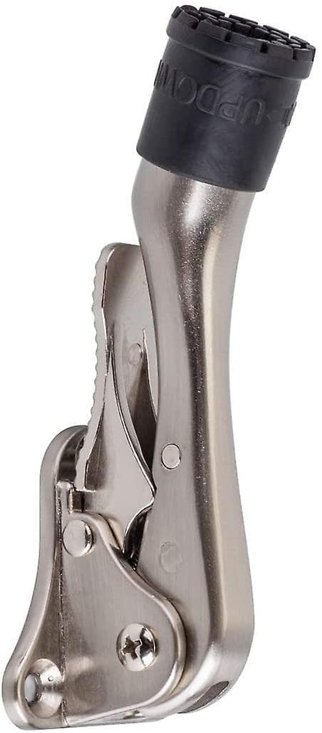 2pcs 10 Cm Kick Door Stop, Satin Nickel silver