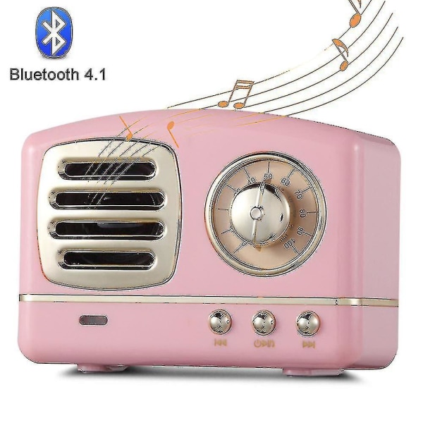 Retro Radio Bluetooth Speaker, Vintage Radio- Greadio Fm Radio Gift