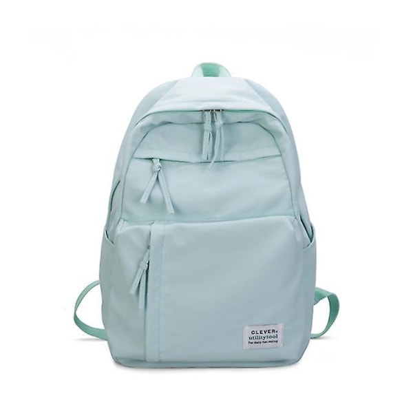 Large Girls School Bags For Teenagers Backpacks Nylon Waterproof Teen Student Book Bag Big College Leisure Schoobag Blue