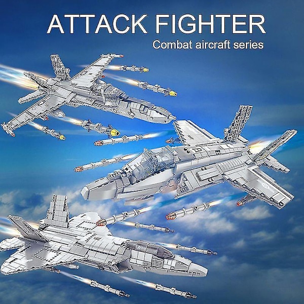 Military Technical Airplane F-22 F-35 Stealth Fighter Building Blocks Model Kits Combat Aircraft Ideas Bricks Toys For Childrenwithout Original Box2