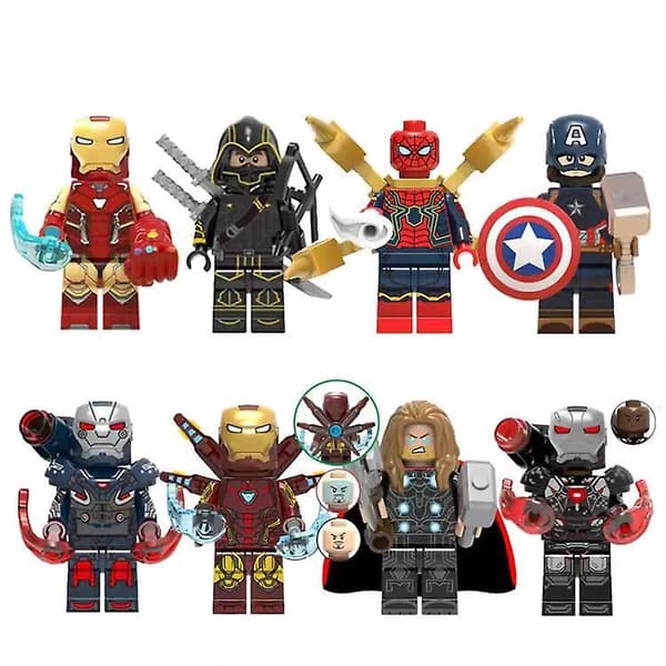 32 stk. Marvel Superhelter Minifigurer Kompatible Leker