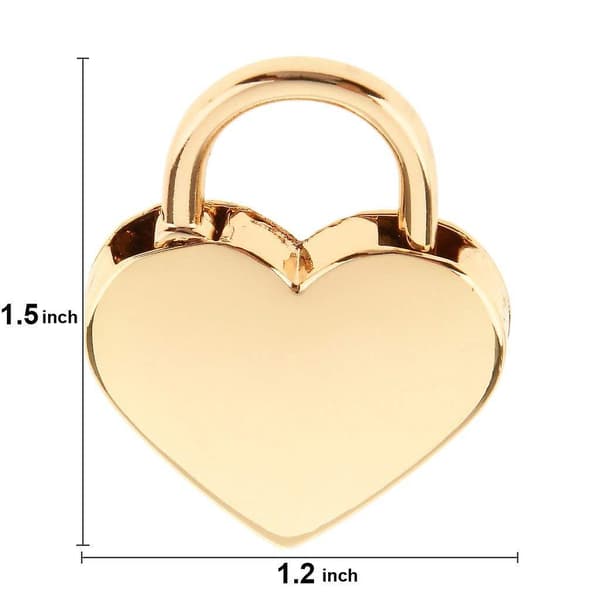 Mini Lock With Key For Jewelry Box Storage Box Diary Book,2pcs,gold