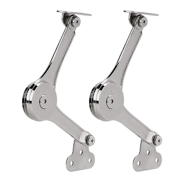 Heavy Duty Lid Support Hinges Soft Close Folding Lid Stay Hinge Keep Lid Hinge Open For Cabinet2pcs