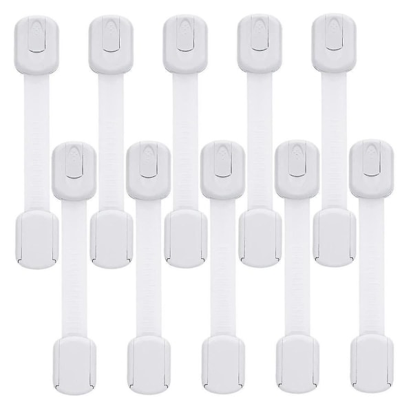 10 Pieces Of Baby Child Safety Drawer Refrigerator Cabinet Lock