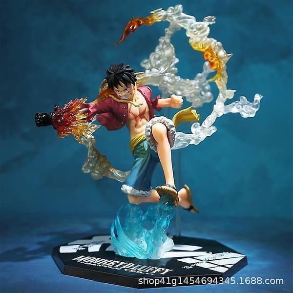 Håndlavet One-piece Ildnæve Luffy Model Dekorativ Dukke