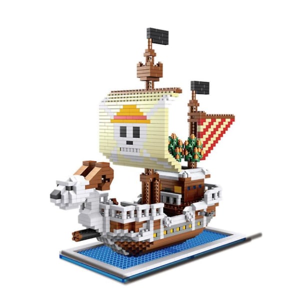 Hot salesMini One Pieces Thousand Sunny Pirate Ship  Kids Toys Gifts
