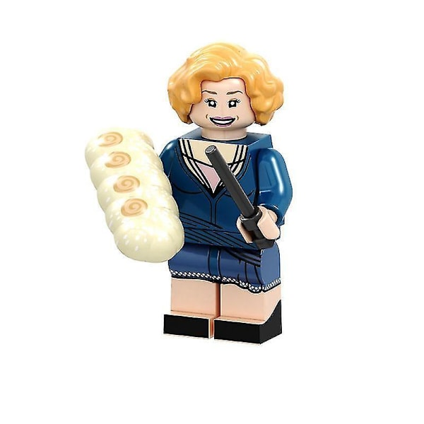 8pcs Harry Potter Doll Queenie Jacob Voldemort's Magical Animal Assembling Building Block Minifigure Toy