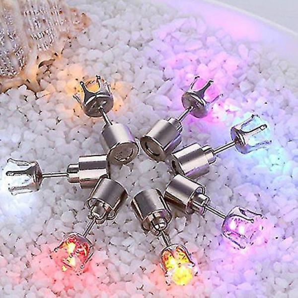 Color changing led top earrings