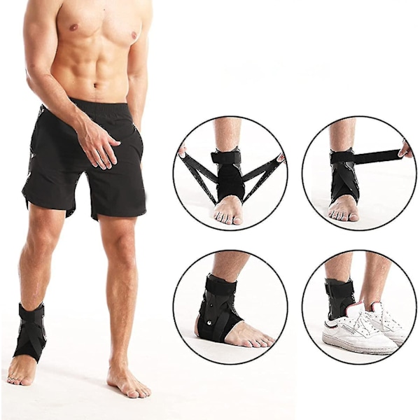 Ankle Support Brace Compression Ankle Stabilize Adjustable Ankle Protector XL