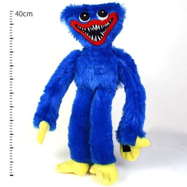 100cm/80cm/40cm/20cm Poppy Playtime Plush Toy Character Huggy Wuggy Doll blue 80cm
