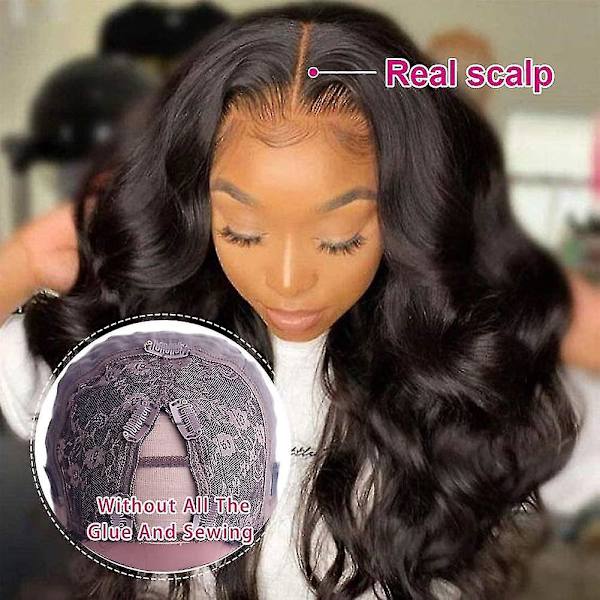 Body Wave V Part Wigs Human Hair No Leave Out Lace Front Wigs Brazilian Virgin Human Hair Wigs For Black Women Upgrade U Part Wigs Glueless Full Head