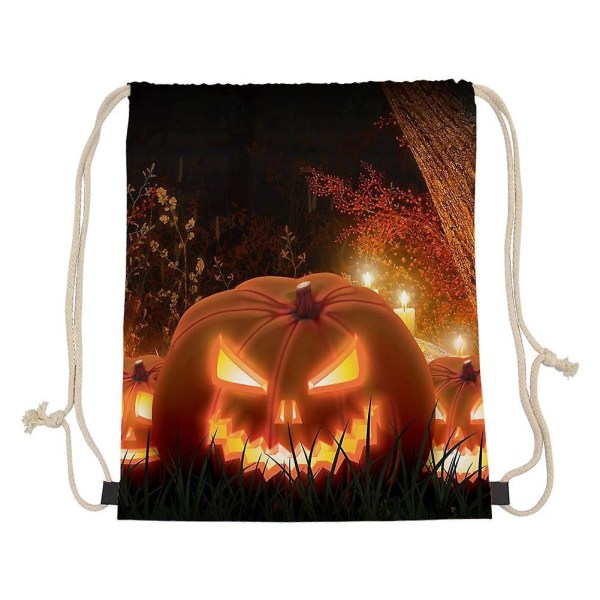 Halloween Pumpkin Drawstring Gym Bag School Yoga Swimming Mountaineering Rope Bag Backpack Boy Girl Gift Hbc202907z3