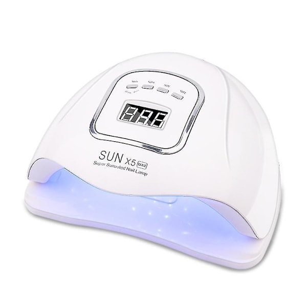 Led Nail Lamp For Manicure 120w Nail Dryer Machine Uv Lamp For Curing Uv Gel Nail Polish With Motion Sensing Lcd Display AU Plug