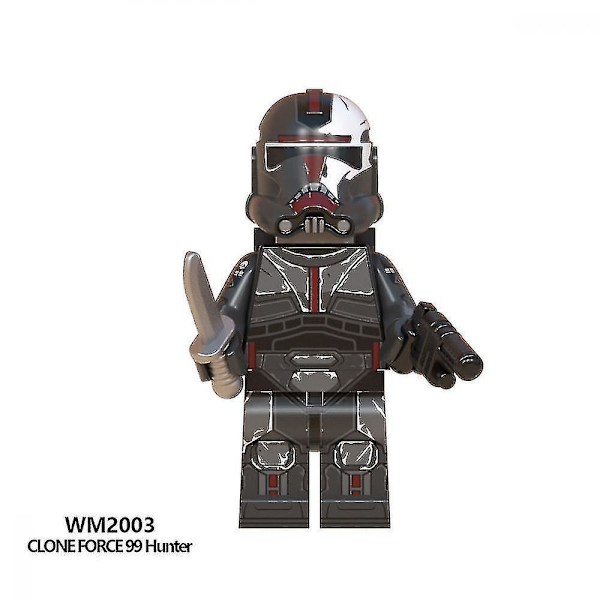 8pcs Star Wars Series Destroyer Jesse Assembled Minifigure Building Blocks Children's Toy