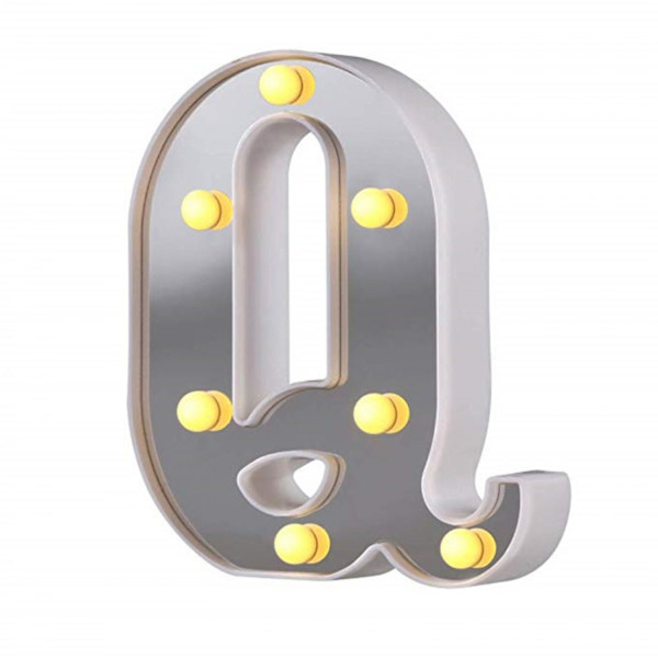 LED Marquee Bogstav Lys 26 Alfabet Lysende Bogstaver Skilt Perfekt Til Natlys Bryllup Fødselsdagsfest Julelampe Hjemmebar Dekoration B09 Q