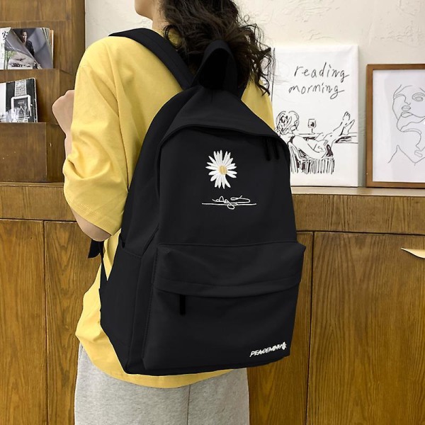 Large Girls School Bags For Teenagers Backpacks Nylon Waterproof Teen Student Book Bag Big College Leisure Schoobag Green