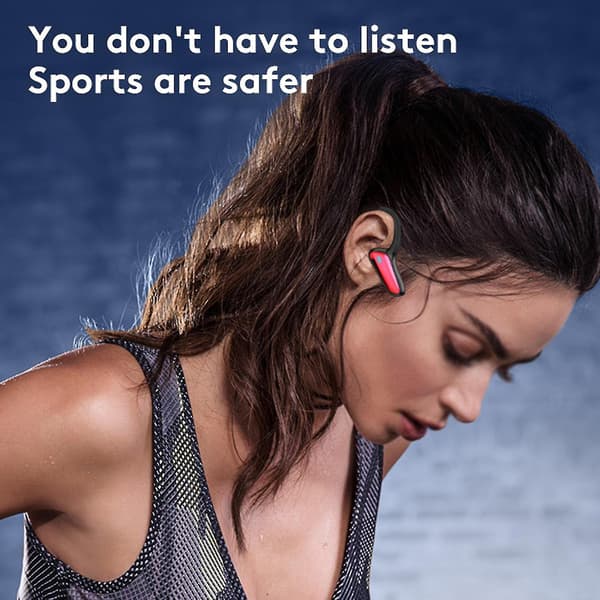 M-d8 Bluetooth-compatible Earphone Bone Conduction Ipx5 Waterproof Bt5.0 Ear Hook Wireless Stereo Headset For Sports D