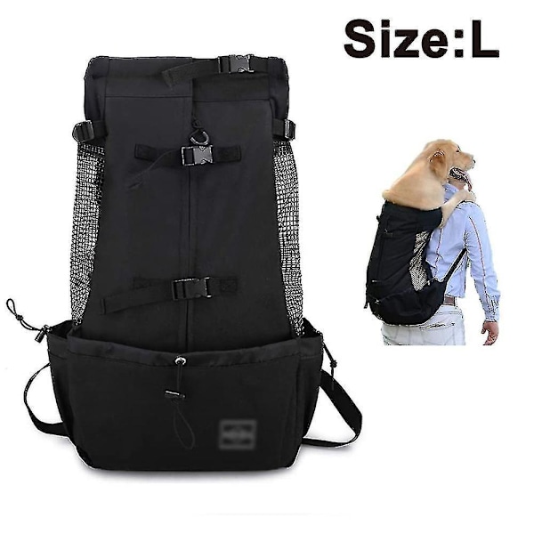 Dog Carrier Backpack For Small And Medium Pets Backpack Carrier Black L