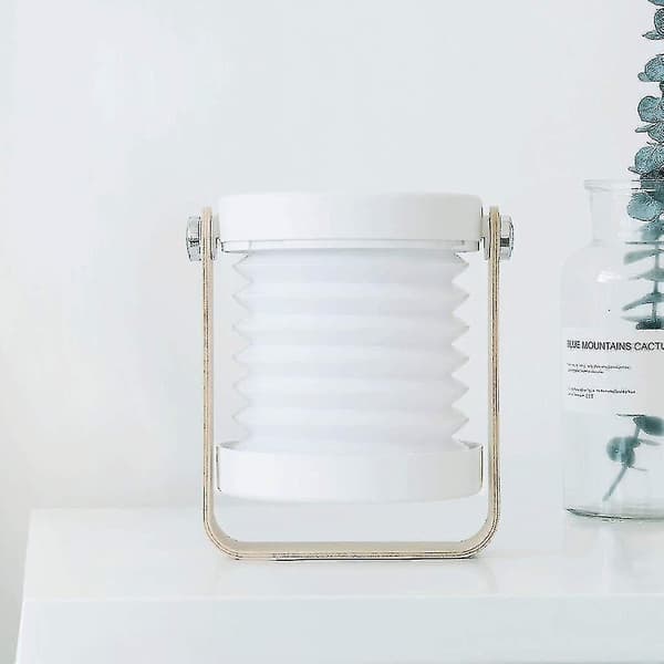 Utdragbar LED-lampe - Hvit