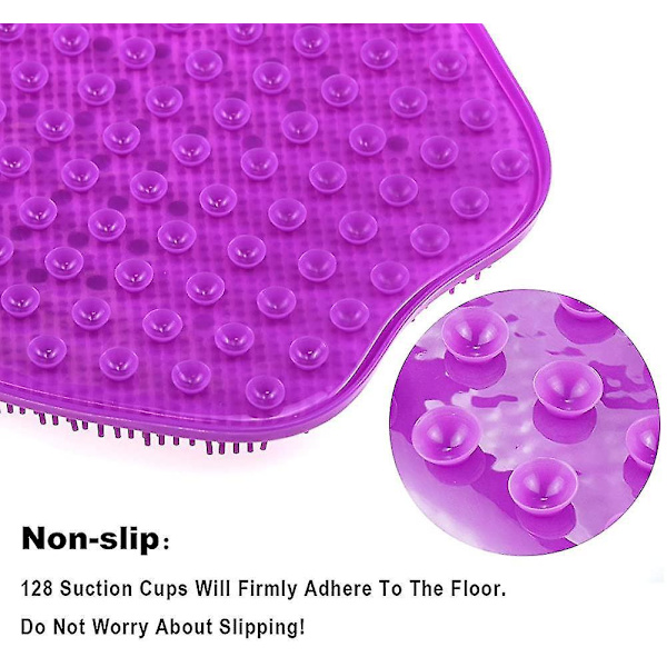 Foot Scrubber Cleaner Massager, Shower Foot Massager Cleaner Brush With Non-slip