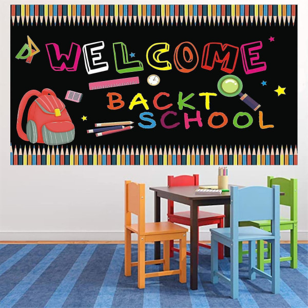 School Opening Season Back To School Season Door Curtain Banner Decoration