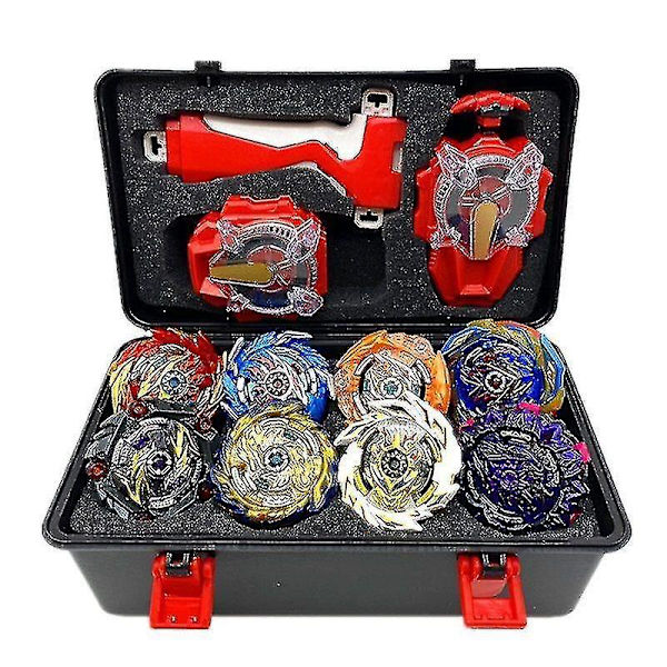 Super King 8pcs Gyro Burst Beyblade Set With Box