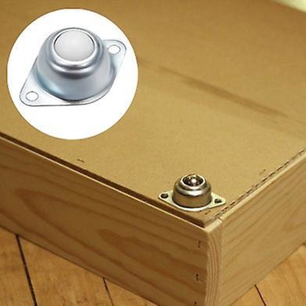 Universal Rotation Ball Transfer Units Cy-15a Flange Mounted Nylon Roller Ball Casters 22lbs Load Capacity 8pcs