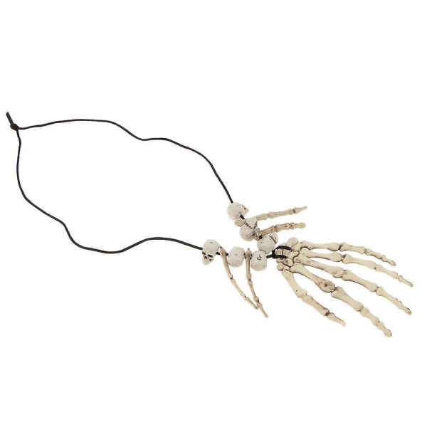 8x Halloween Skull  Skeleton Claw Necklace Pendant Photo Props