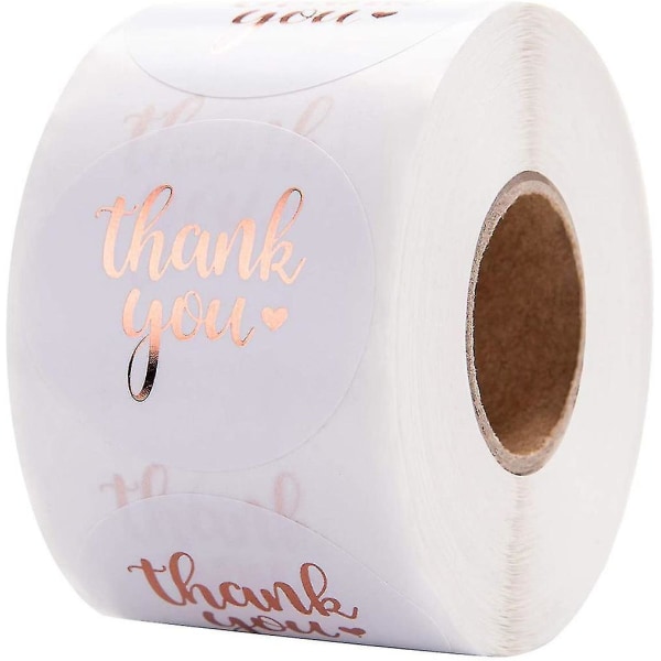 1000 Pcs Thank You Stickers Tags For Party Gift Wrap Bag (1.5''white)