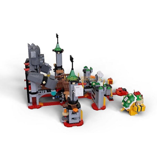 Building Blocks The Bowser's Castle Boss Battle Model Bricks Sets Gifts Toys For Children Kids Boys Girls