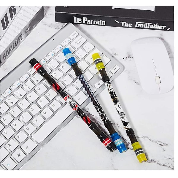 Spinning Pen Rolling Finger Rotating Pen Non Slip Coated COLOR 2