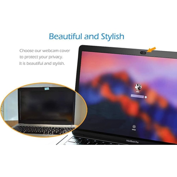 Webcam Slide, End Metal Web Camera Cover, Protect Your Privacy