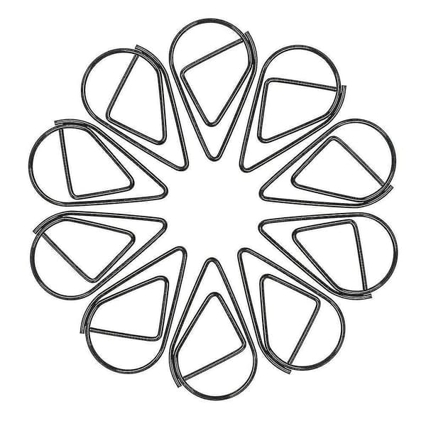 100pcs Paper Clips , Durable  Rust Resistant Paper Clips Ideal For Office School And Personal Document Organization