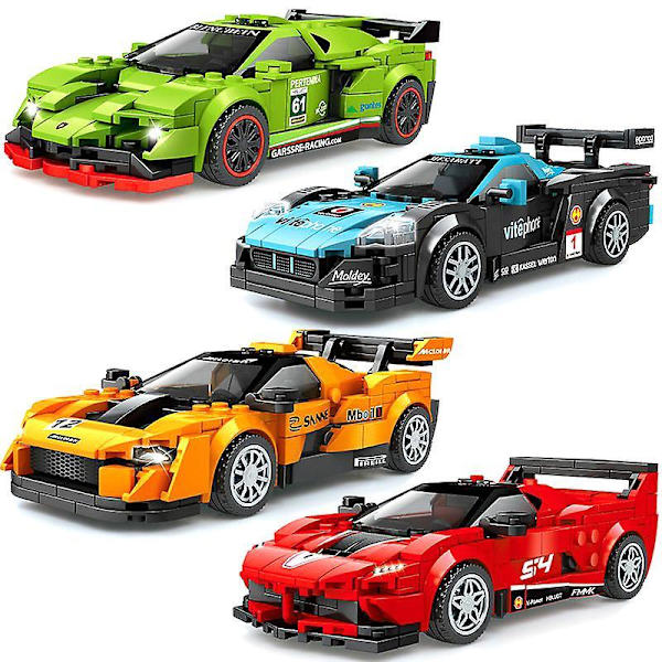 City Speed Champions kilpa-auto rakennuspalikat urheiluauto kilpa-ajoneuvo superauto Moc mallilelut lapsille poika syntymäpäivälahjat ilman alkuperäistä laatikkoa
