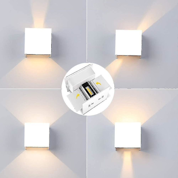Led Wall Lamp With Adjustable Beam Angle Design