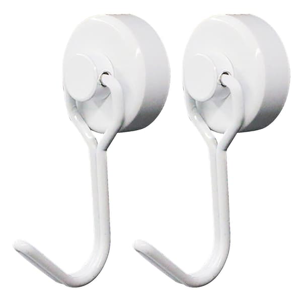 2pcs Rotatable Magnetic Magnet Nail-free Hook 20mm Refrigerator Kitchen Strong Magnetic Hook