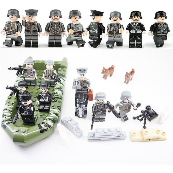 Military Building Blocks Set Small Particles Assembled Building Blocks Minifigure Boy Children's Toys
