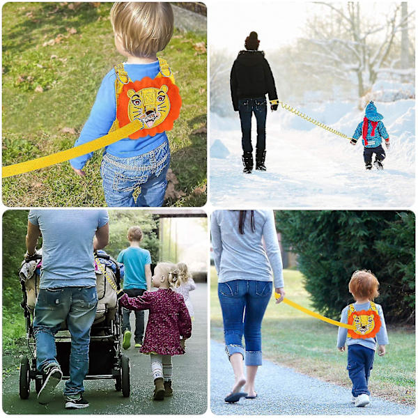 Toddler Reins, Child Leash Harness, 4 In 1 Reins For Toddlers, Toddler Walking Rein