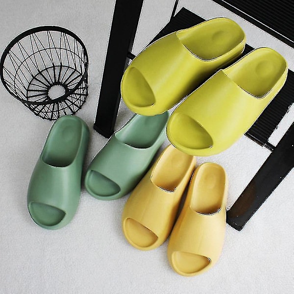 Slides Slippers Platform Beach Sandals Unisex Slippers Apricot 44-45