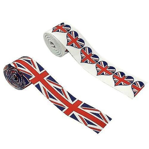 Union Jack Grosgrain Ribbon Best Of British Bunting Jubilee Width 38mm B
