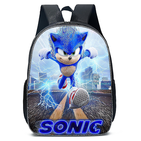 Cartoon Backpack Hedgehog Sonic Bag School Bag Kids D