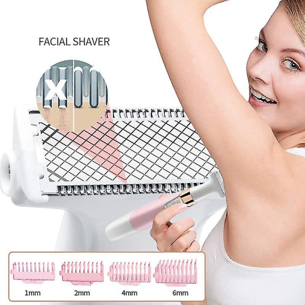 5 In 1 Painless Women Epilator Female Eyebrow Trimmer Lady Shaver Body Hair Removal Shaving Machine