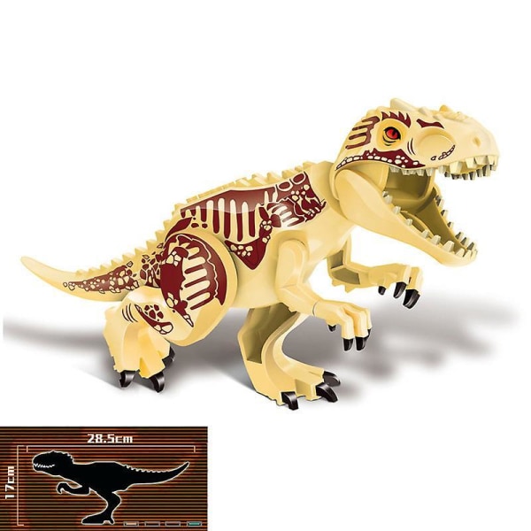 36 Style Big Jurassic Dinosaur World Spinosaurus Ankylosaurus Dino Building Block Moc Model Diy Bricks Educational Toys Gift L06