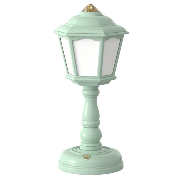 Home Office Desk Lamp Usb Rechargeable Desk Lamp Retro Night Light Desk Lamp For Studying And Reading Green