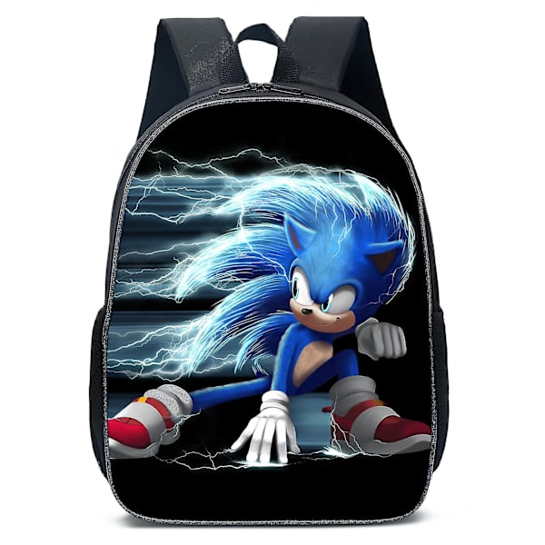 Cartoon Backpack Hedgehog Sonic Bag School Bag Kids G