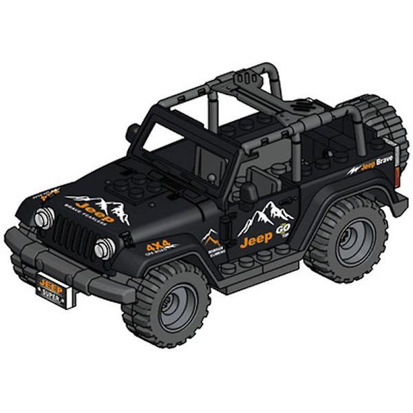 22 Pcs/set Military Building Blocks Series Black Special Police And Off-road Vehicle Set Small Particles Assembled Minifigure Toy