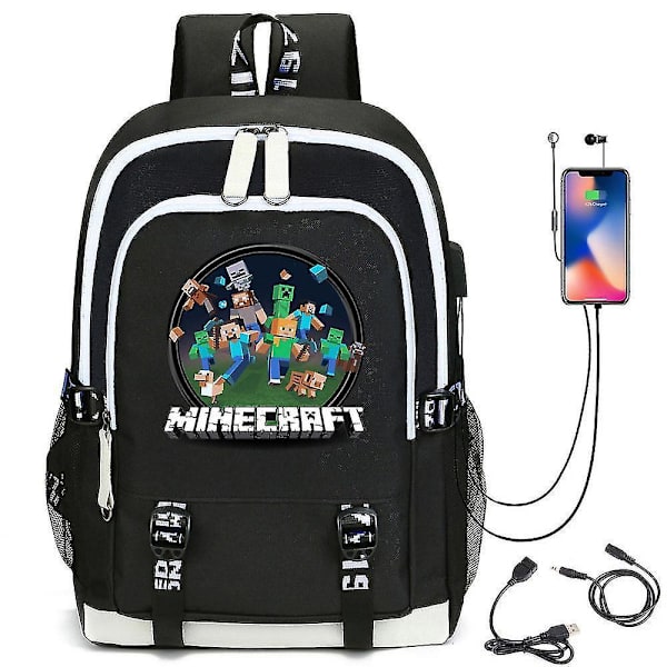 Minecraft Youth School Backpack