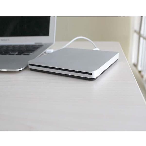 Usb2.0 Ulkoinen DVD-asema CD-levy Mobiiliasema Combo Macbook Windows Silver